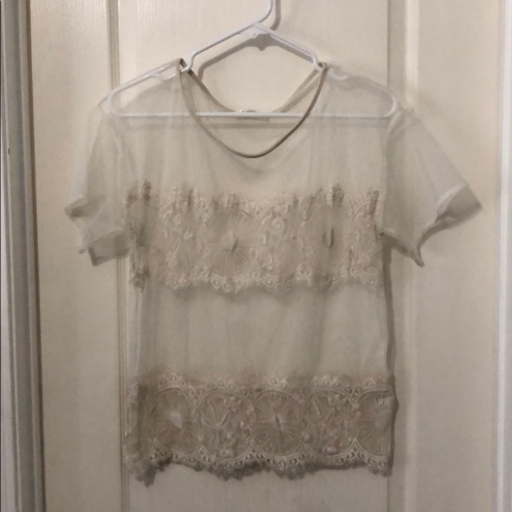 ⭐️$5 SALE! Sheer Shirt Overlay